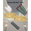 Kompletny zestaw - Taśma LED COB 48V 4000k IP67 40m + 2 zasilacze, 2 sterowniki, pilot